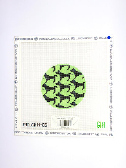 Green Heart Needlepoint: Labrador Canvas