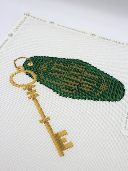 Late Check Out Hotel Key Canvas