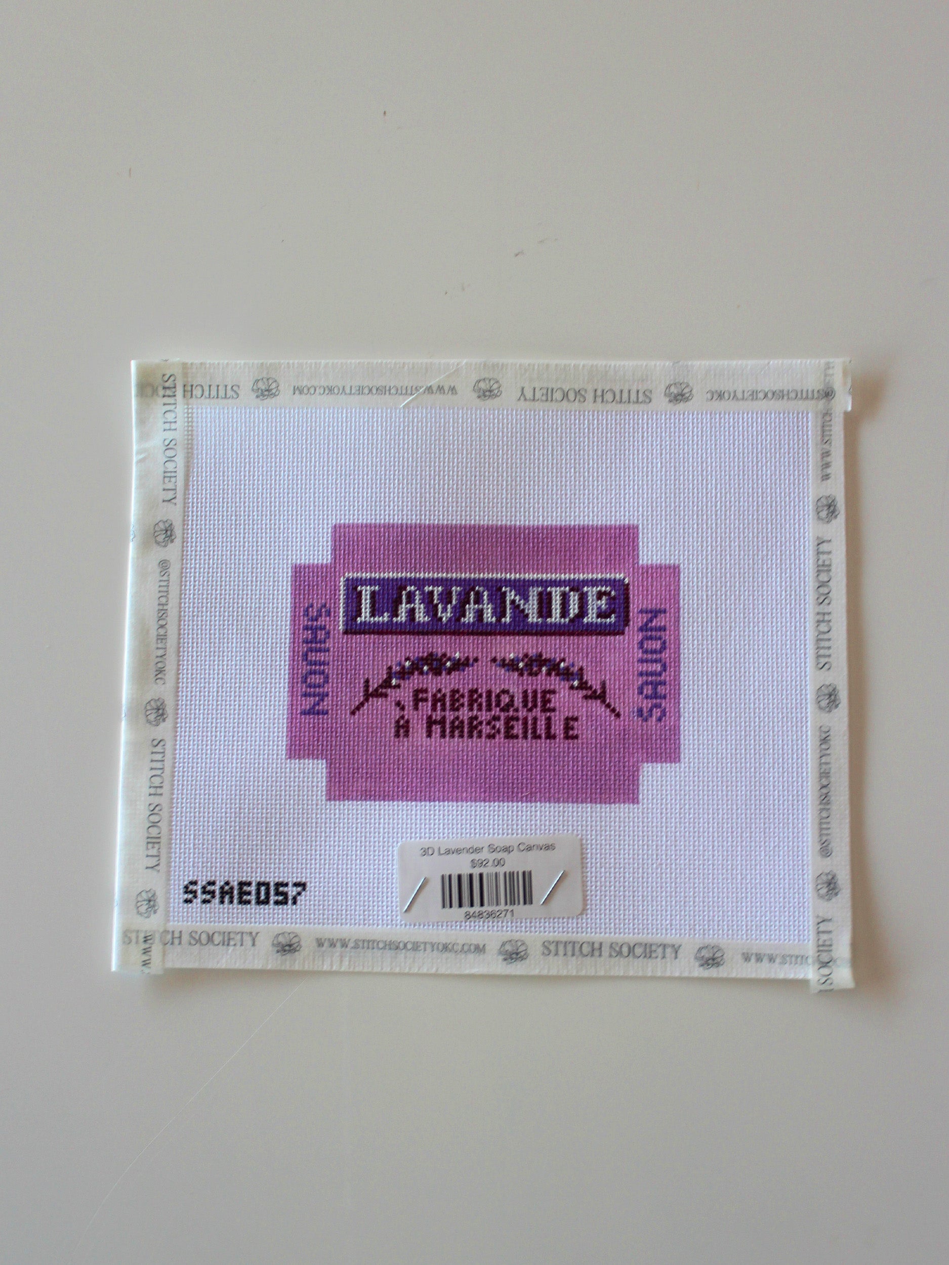 3D Lavender Soap Canvas
