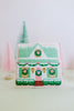 Christmas Village Green House Canvas (13 Mesh)