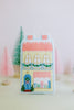 Christmas Village Yellow Shop Canvas (13 Mesh)