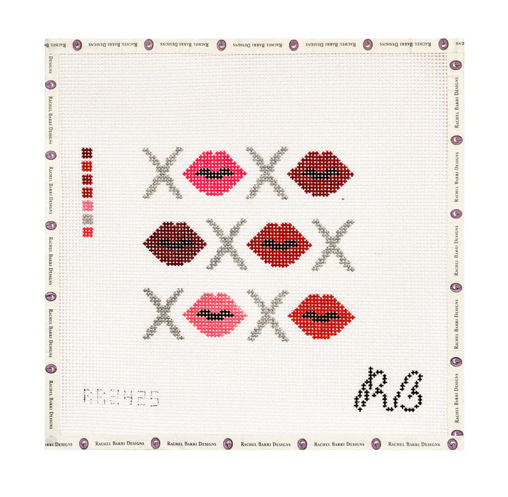 Lips XO - 5" Canvas