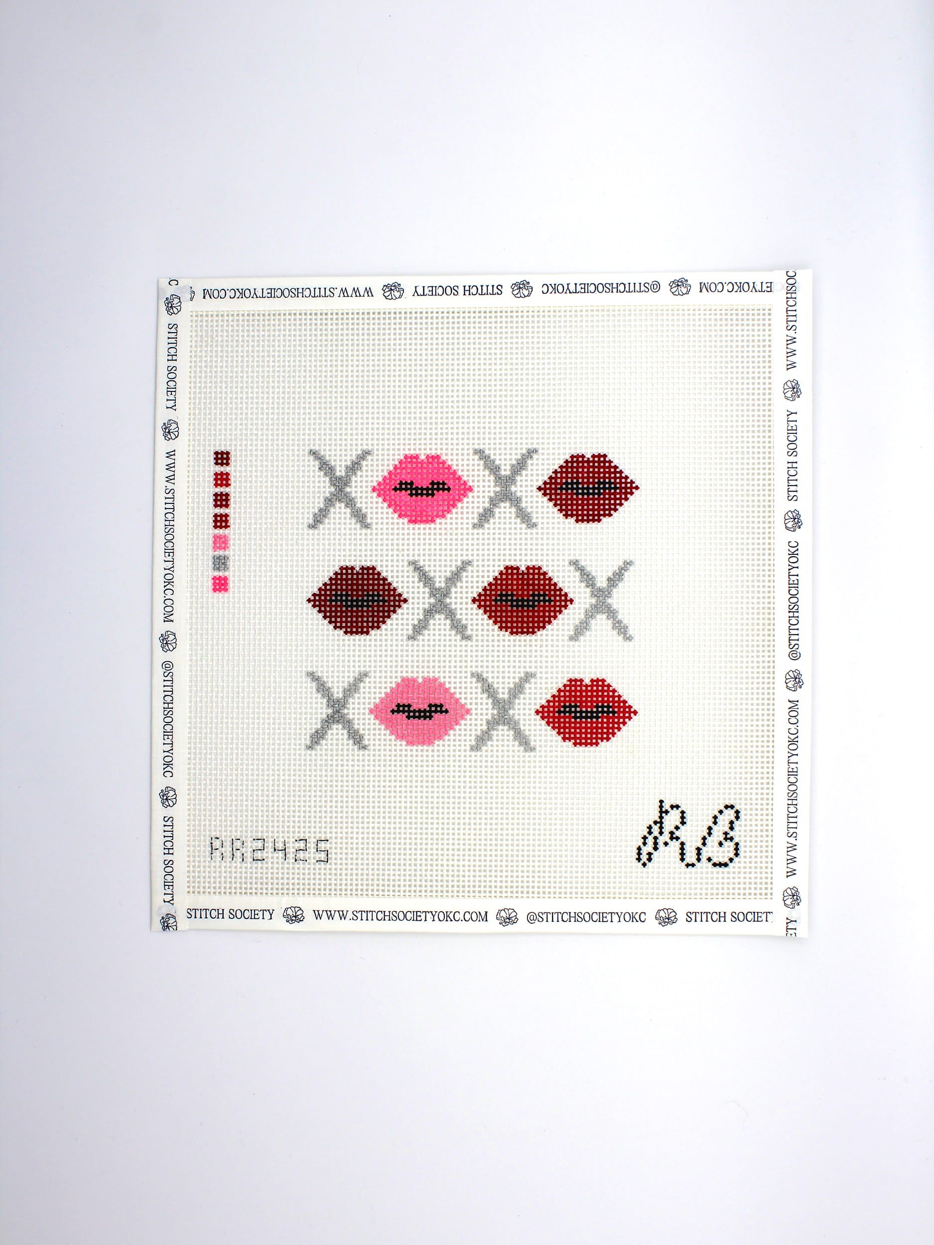 Lips XO - 5" Canvas