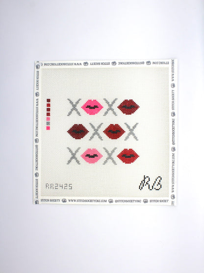Lips XO - 5" Canvas
