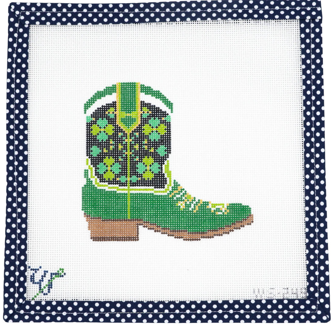 Lucky Cowboy Boot Canvas