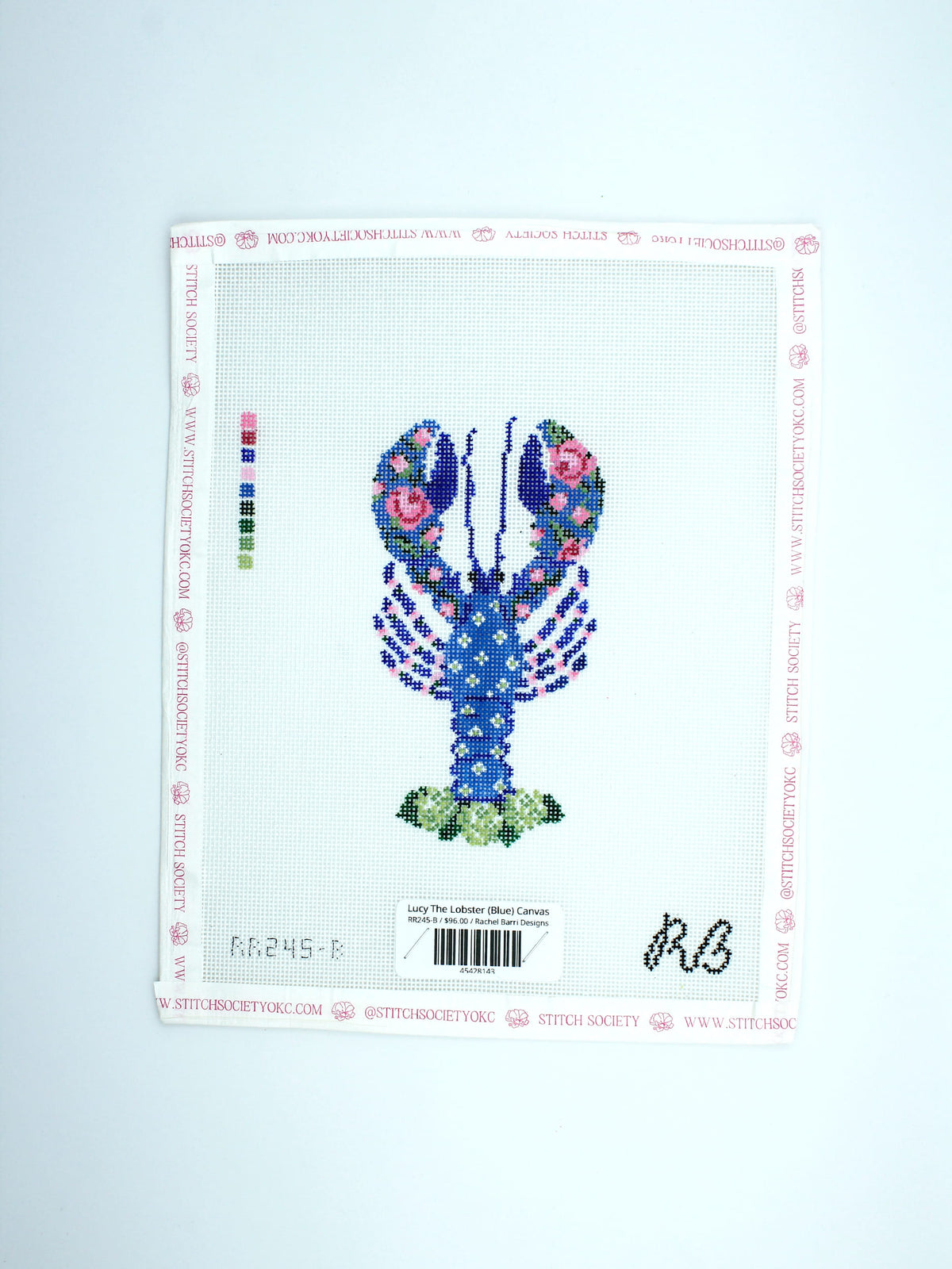 Lucy The Lobster (Blue) Canvas