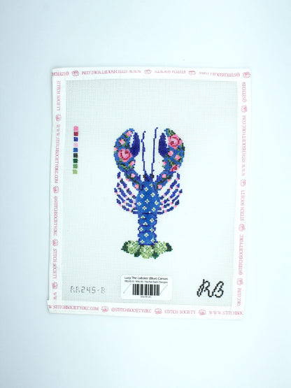 Lucy The Lobster (Blue) Canvas