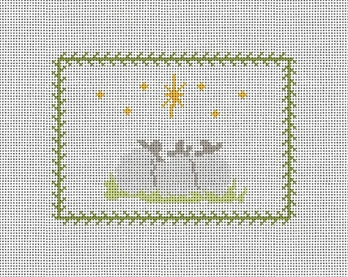 Sheep with North Star (Mary Cam) Canvas
