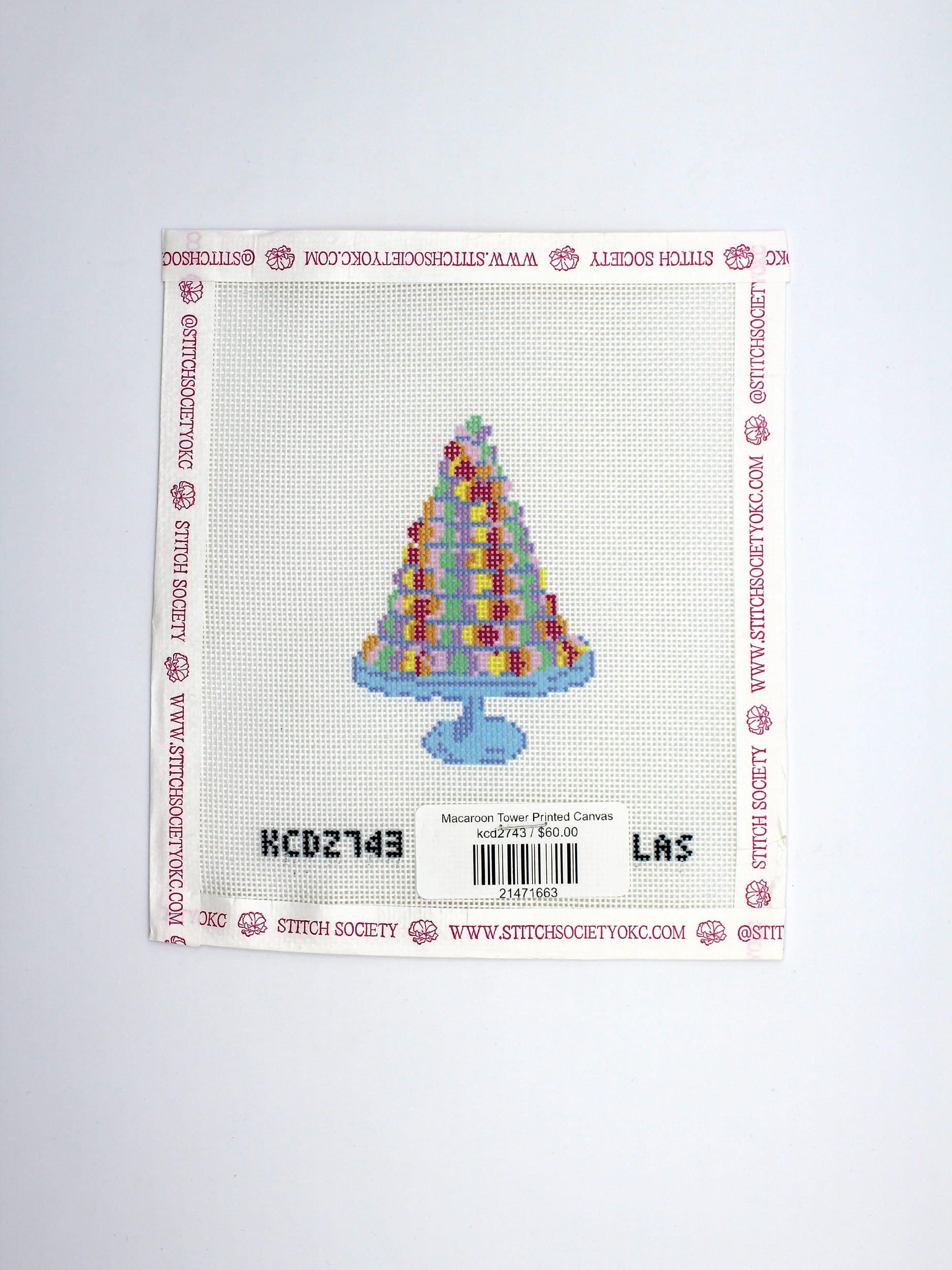Macaroon Tower Printed Canvas