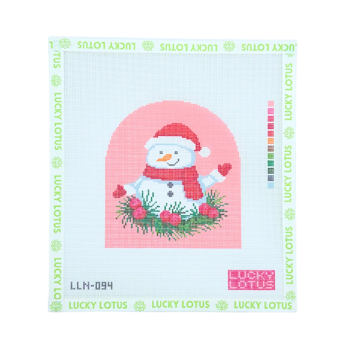Merry Snowman Canvas