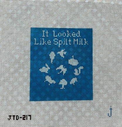 It Looked Like Spilt Milk Canvas