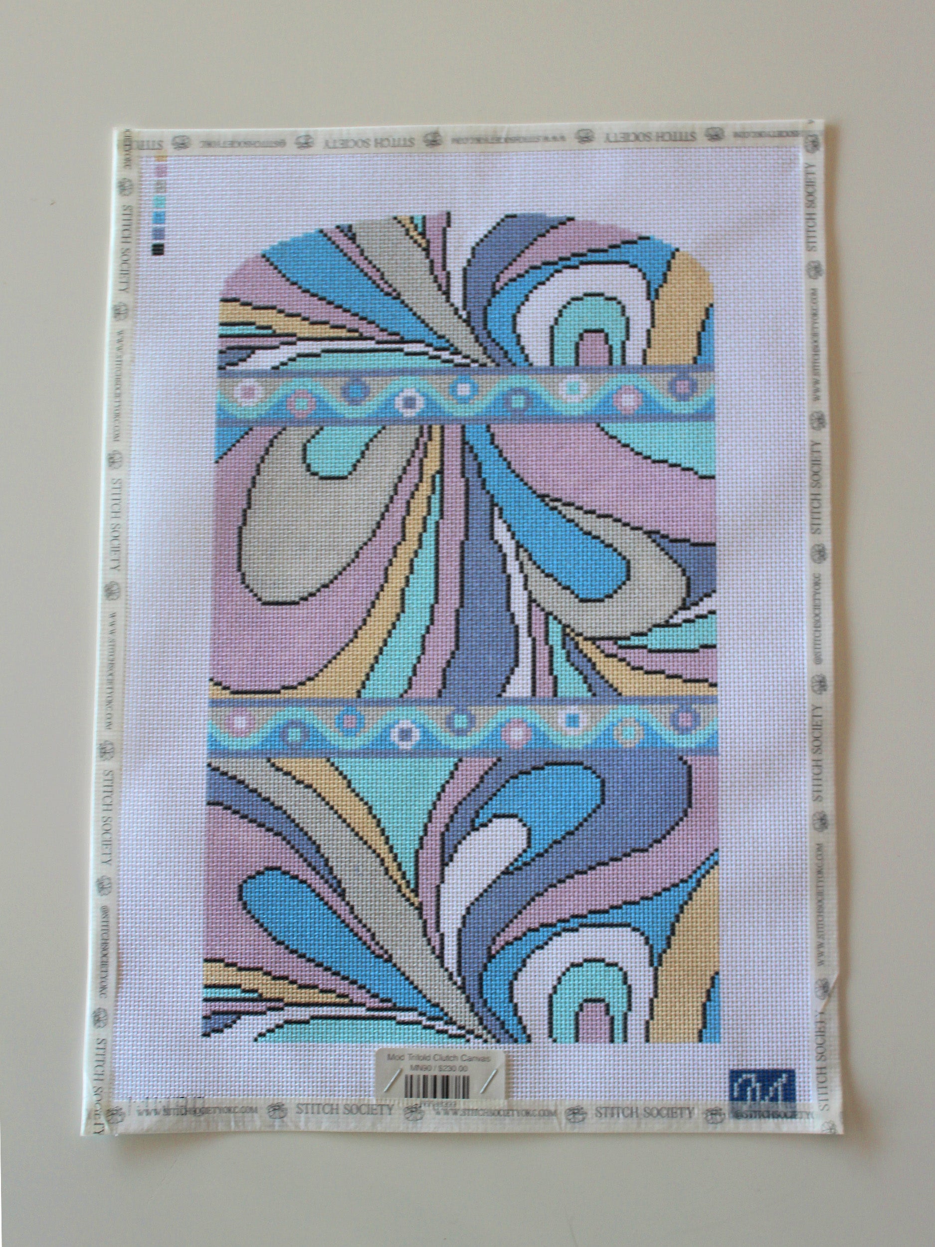 Mod Trifold Clutch Canvas