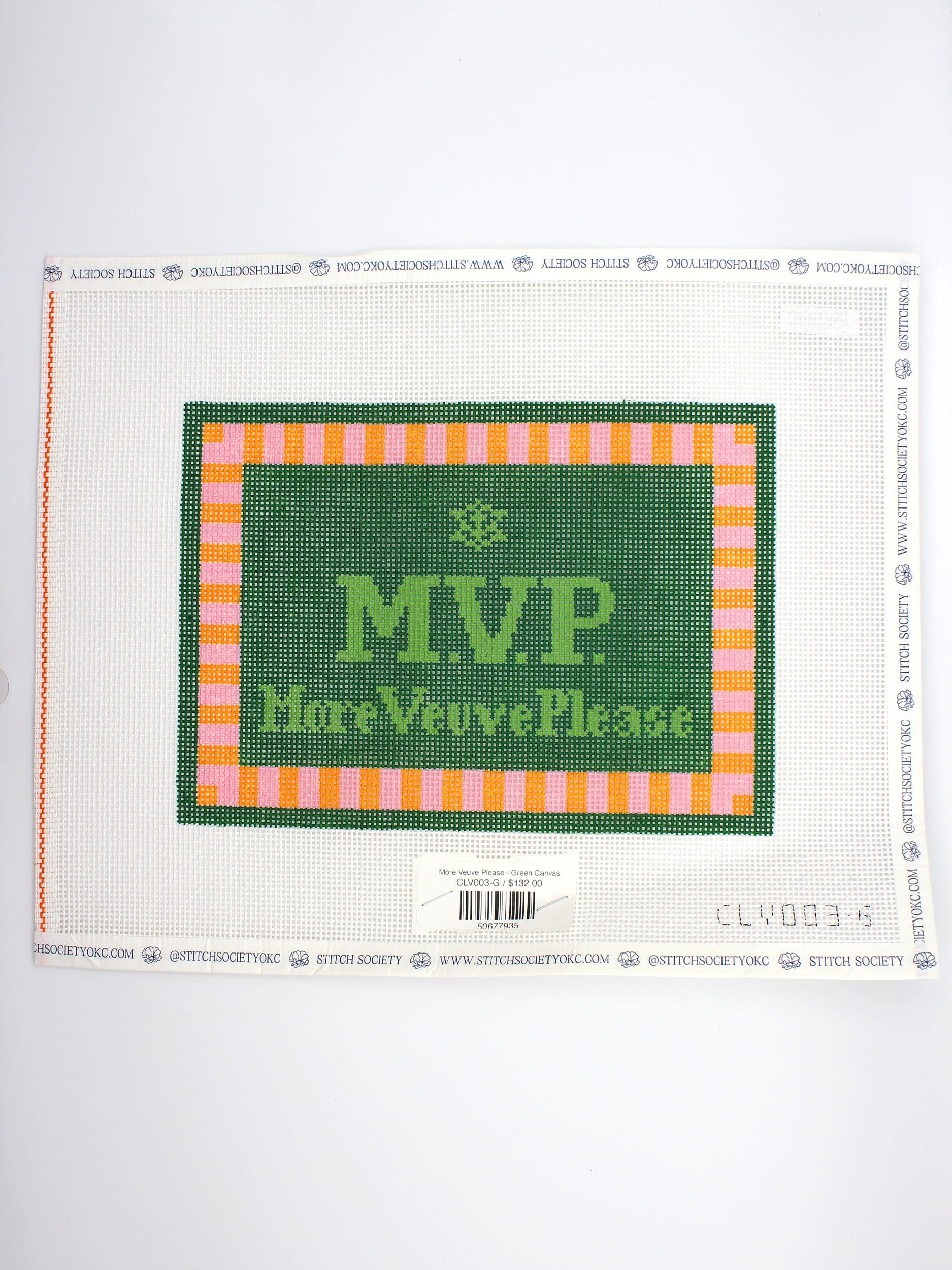 More Veuve Please - Green Canvas