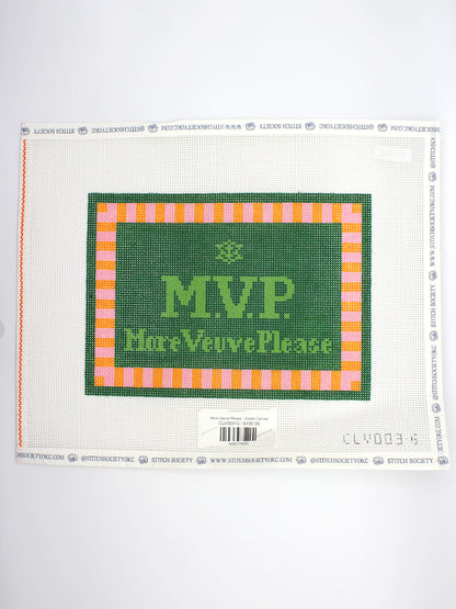 More Veuve Please - Green Canvas
