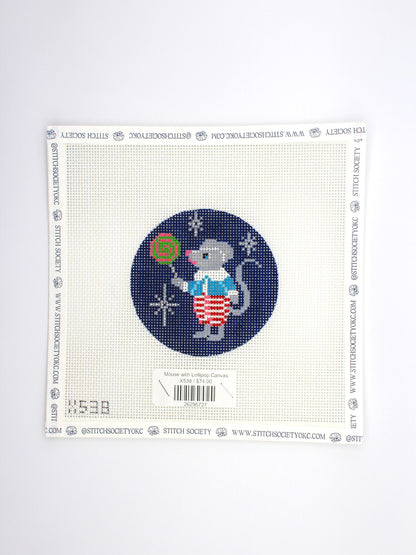 Mouse with Lollipop Canvas