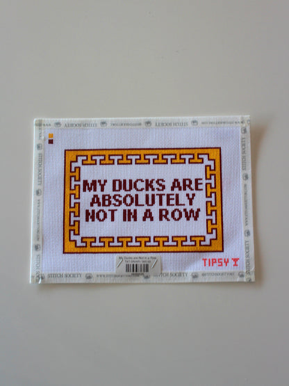 My Ducks are Not in a Row