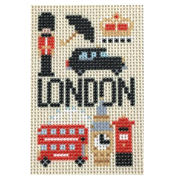 London Bag Charm Insert Canvas