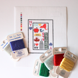 NY Playing Card Canvas
