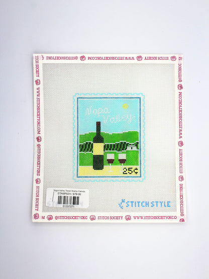 Napa Valley Travel Stamp Canvas
