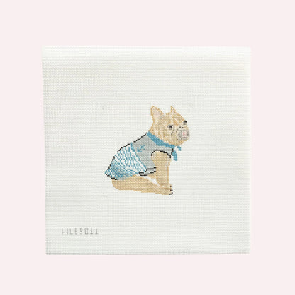 Sailor Frenchie Dog Canvas