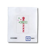 North Pole Mahjong Tile Canvas