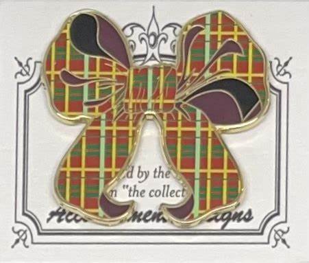 Plaid Bow Needle Minder