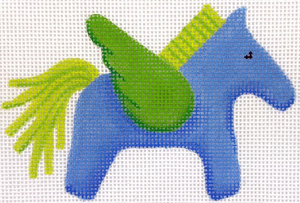 Mini/Bag Charm - Hermes Pegasus - Blue, Lime & Green