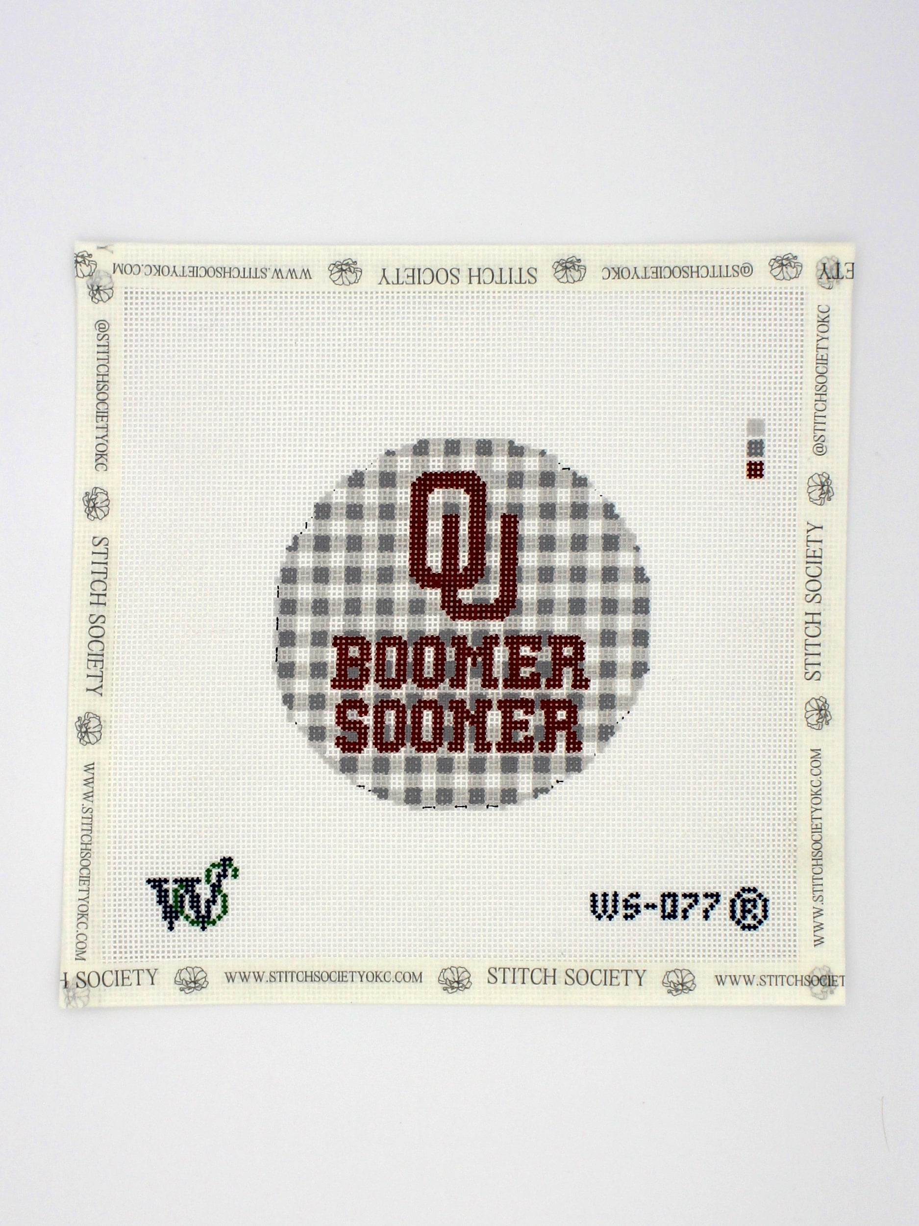 Oklahoma Round Canvas