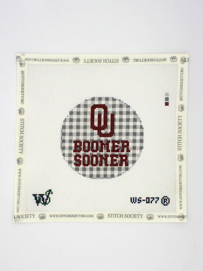 Oklahoma Round Canvas