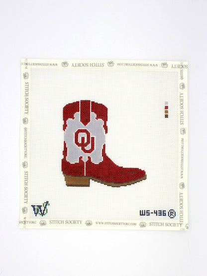 Oklahoma Boot Canvas