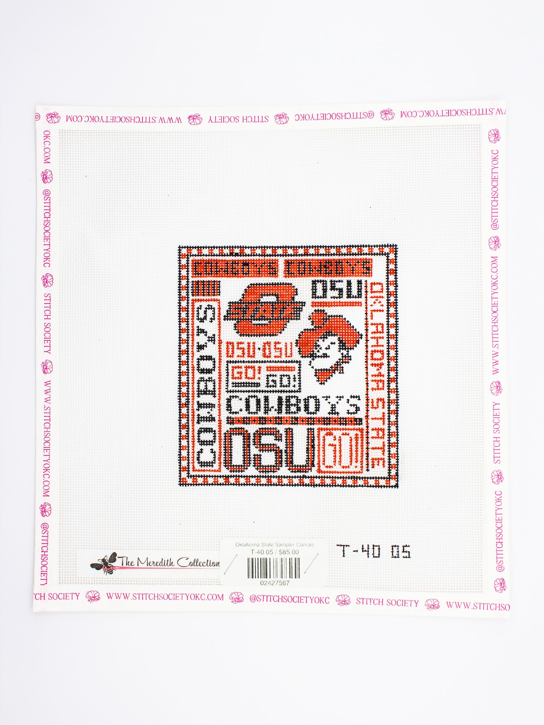 Oklahoma State Sampler Canvas