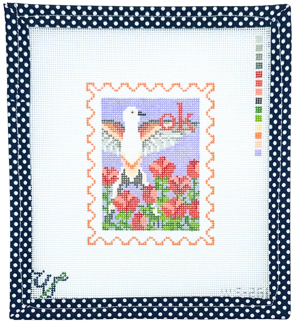 Oklahoma Stamp Canvas