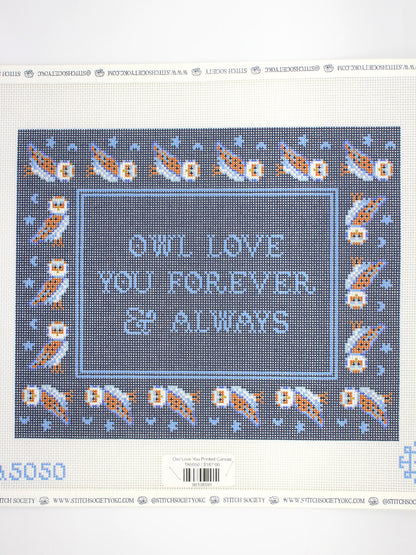 Owl Love You Printed Canvas