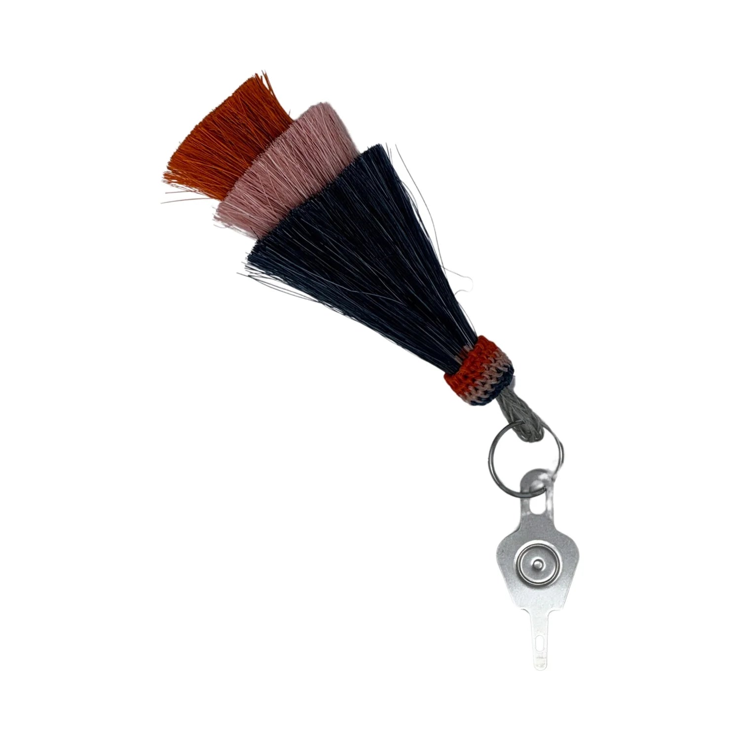 Tri-Tassel Needle Treader - Blue/Pink/Orange