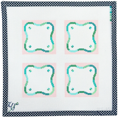 Palm Beach Squiggle Coasters Canvas