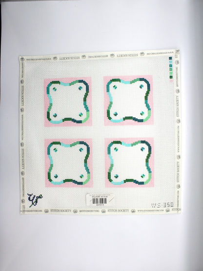 Palm Beach Squiggle Coasters Canvas