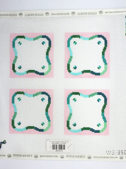 Palm Beach Squiggle Coasters Canvas