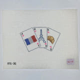 Destination Playing Cards, Paris Canvas
