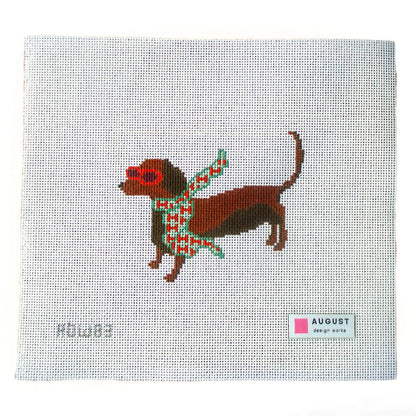 Bougie Dachshund - Needlepoint Canvas