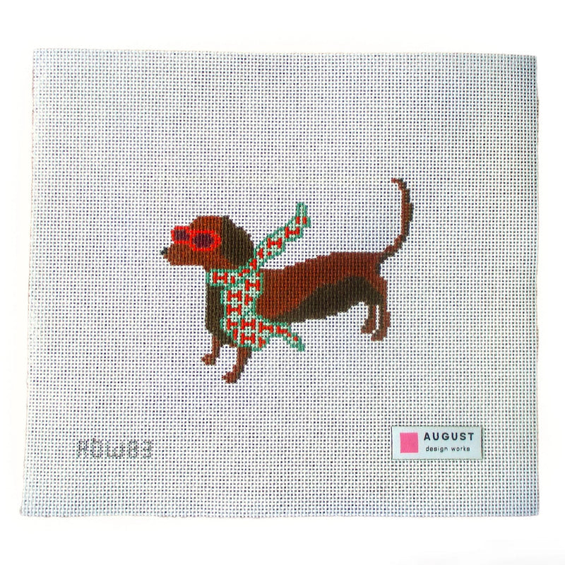 Bougie Dachshund - Needlepoint Canvas