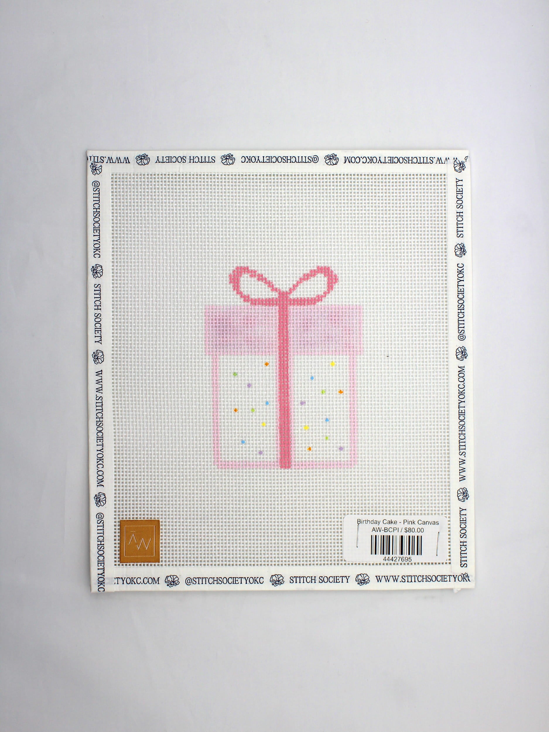 Birthday Cake - Pink Canvas