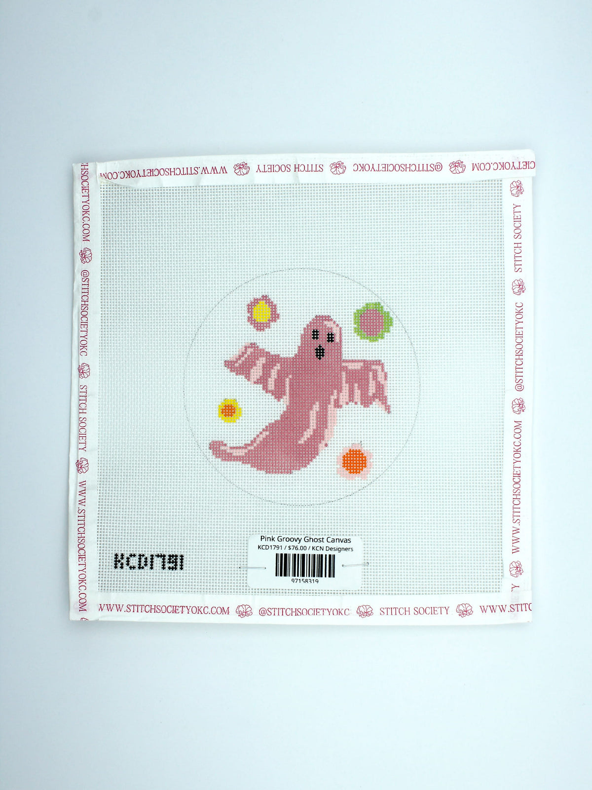 Pink Groovy Ghost Canvas