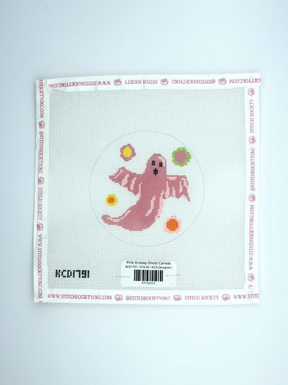 Pink Groovy Ghost Canvas