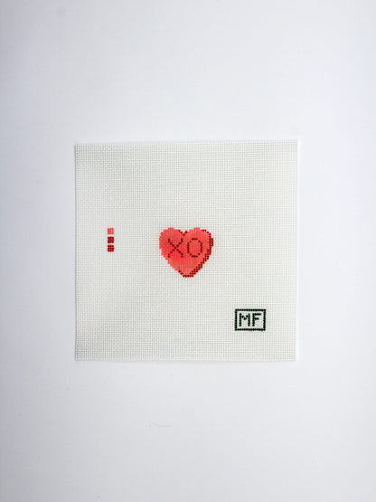 Pink Heart Mini Canvas