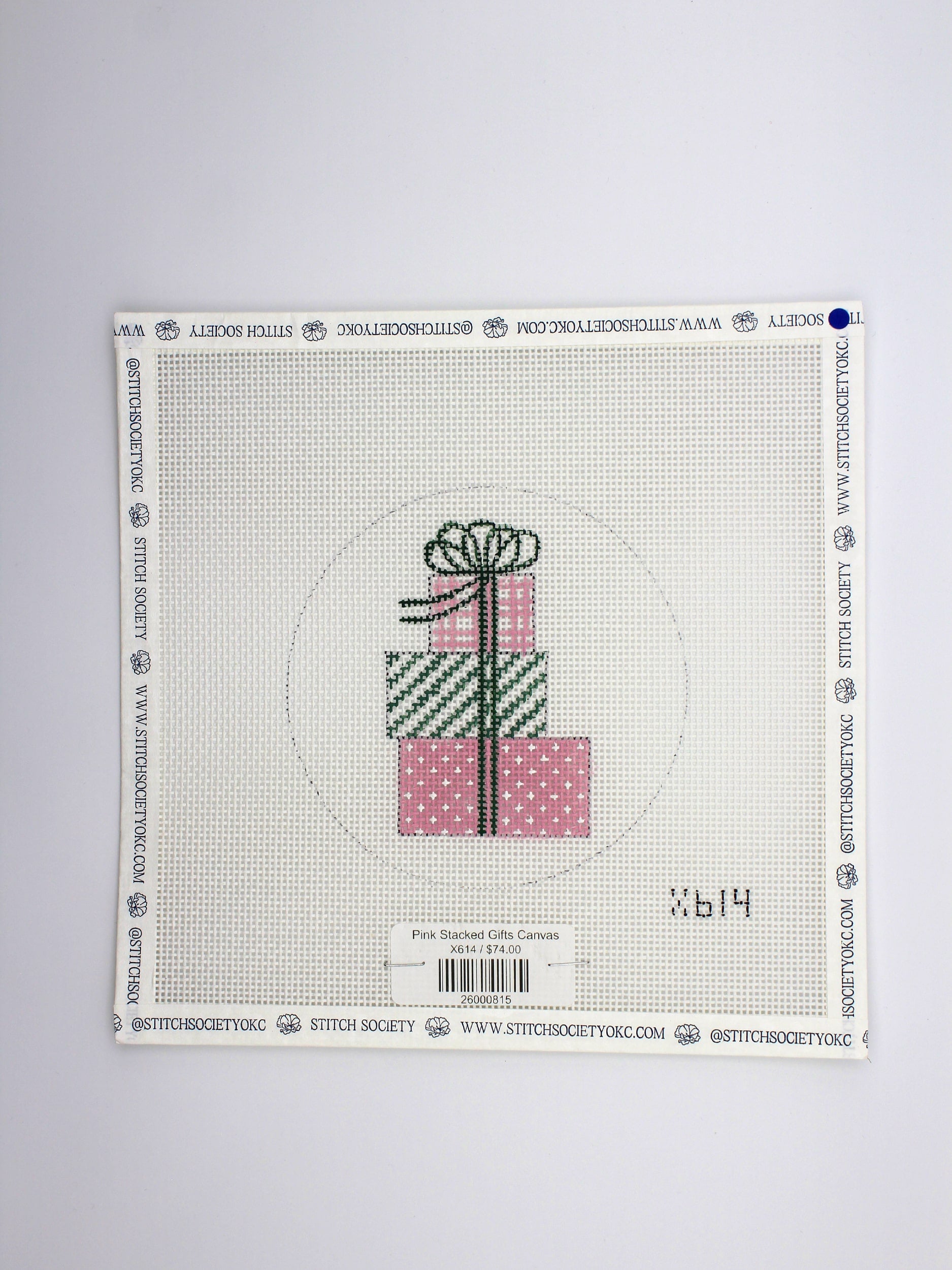 Pink Stacked Gifts Canvas