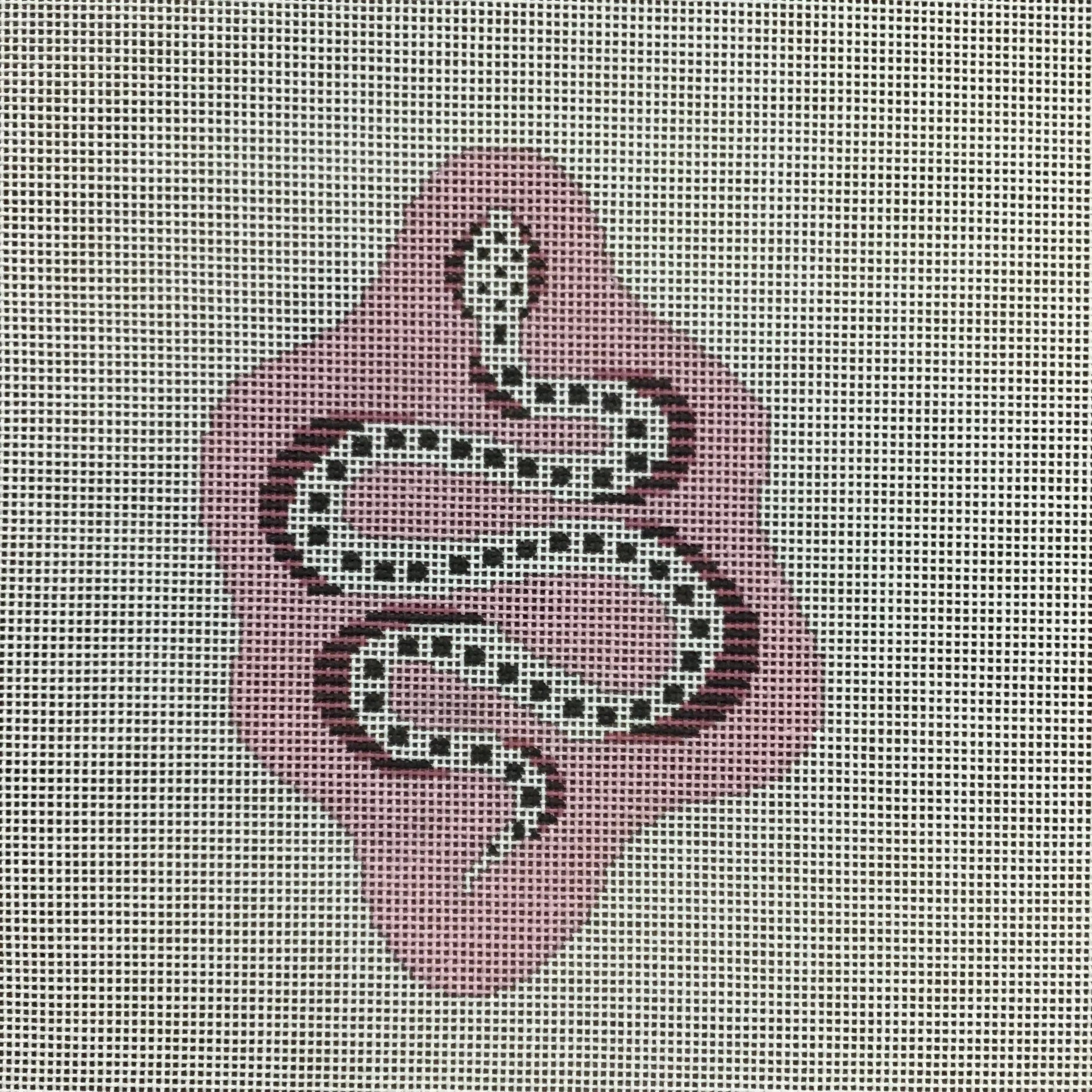 Petite Snake - Pink Canvas