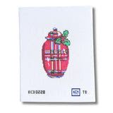 Plaid Ginger Jar Printed Canvas