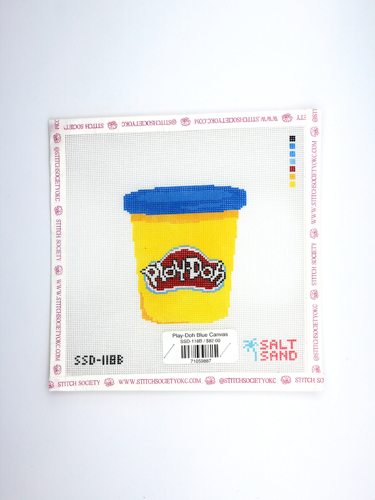 Play-Doh Blue Canvas