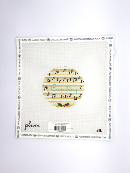 Plum Christmas - Caroling Canvas