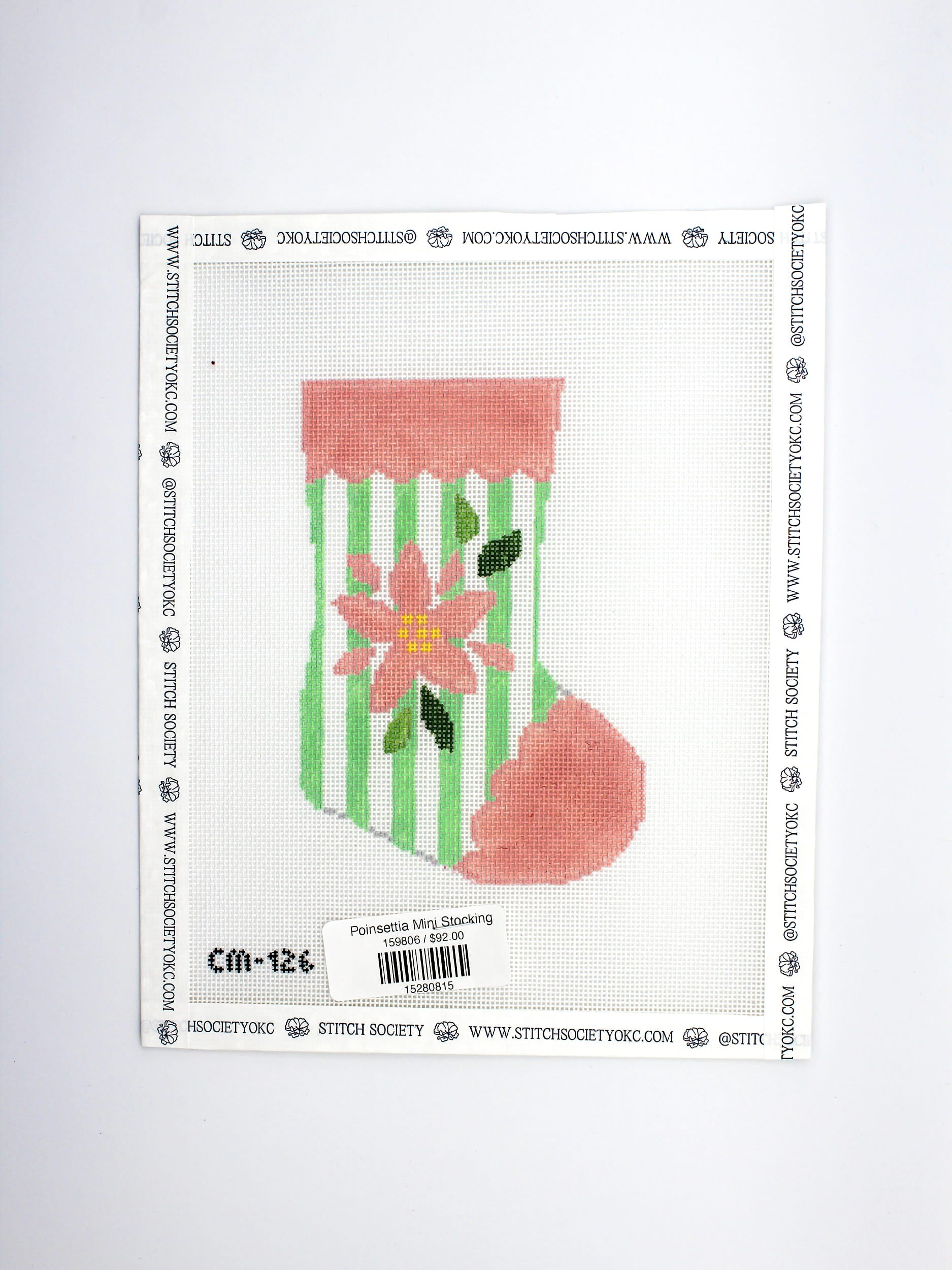 Poinsettia Mini Stocking